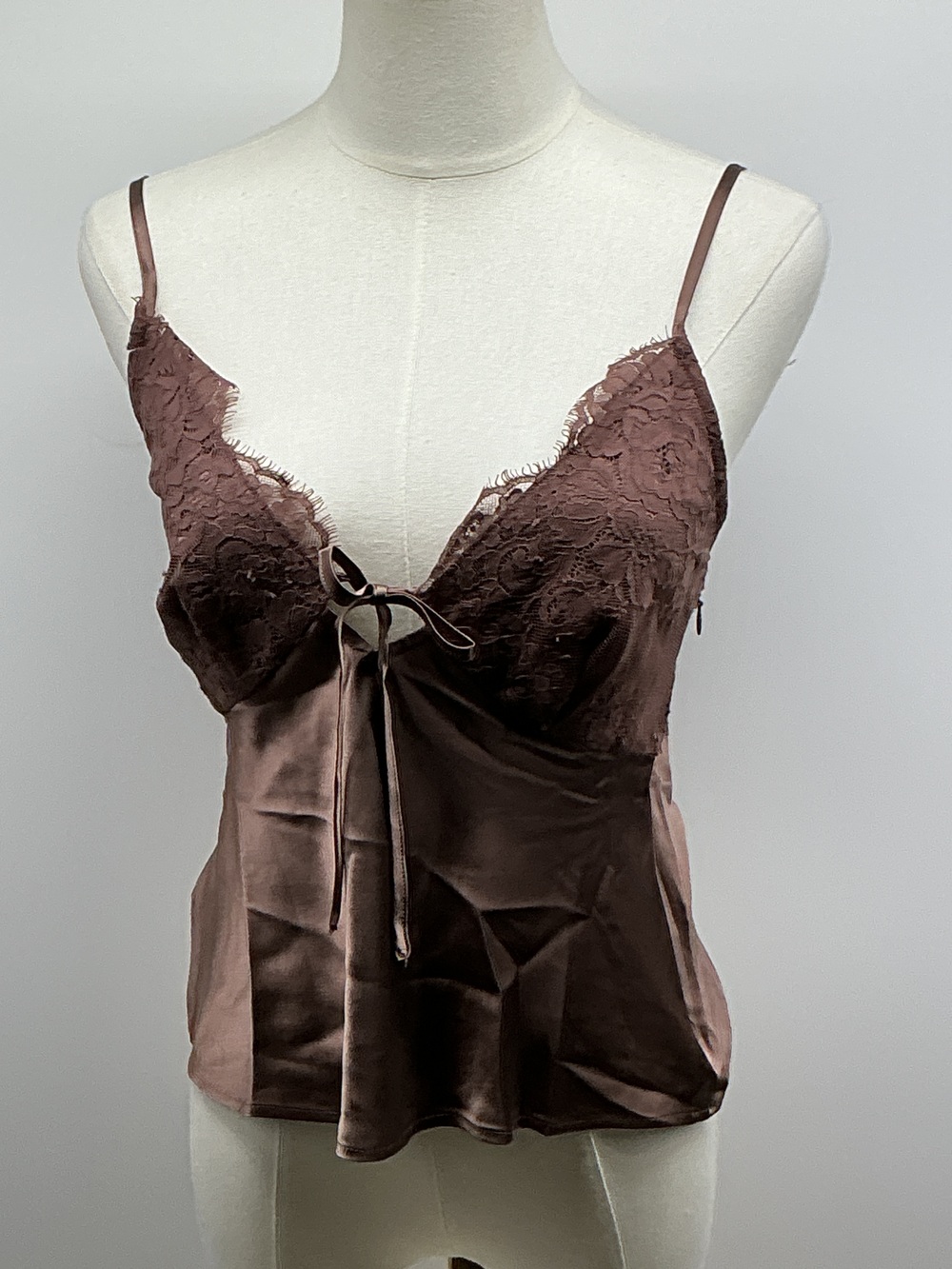 100% Washable Silk Lace Cutout Cami